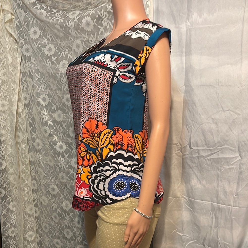 Express Graphic Multicolor Blouse - image 4